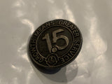 Lions Club 15 Growth Means Greater Service Lapel Hat Pin DE