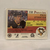 #110 Paul Stanton Pittsburgh Penguins   1991-92 O-Pee-Chee Hockey Card A2T
