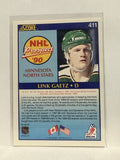 #441 Link Gaetz NHL Prospect Minnesota North Stars 1990-91 Score Hockey Card