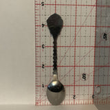 Alberta Wild Rose Crest Emblem collectable Souvenir Spoon PN