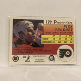 #120 Rick Tocchet Philadelphia Flyers   1991-92 O-Pee-Chee Hockey Card A2T