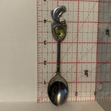 Quilchens BC Dogwood Flower Salmon Fish collectable Souvenir Spoon PN