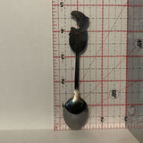 Quilchens BC Dogwood Flower Salmon Fish collectable Souvenir Spoon PN