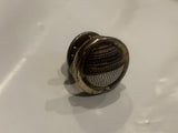 Fabric Button Lapel Hat Pin DF