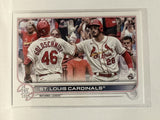 #247 Busch Stadium St Louis Cardinals 2022 Topps Series One Baseball Card