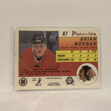 #87 Brian Noonan Chicago Blackhawks   1991-92 O-Pee-Chee Hockey Card A2U