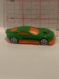 Green Sports Racer Hot Wheels Toy Diecast Car