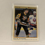 #111 Kevin Stevens Pittsburgh Penguins   1991-92 O-Pee-Chee Hockey Card A2U