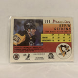 #111 Kevin Stevens Pittsburgh Penguins   1991-92 O-Pee-Chee Hockey Card A2U