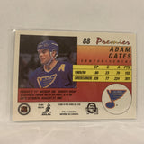 #88 Adam Oates St Louis Blues   1991-92 O-Pee-Chee Hockey Card A2U