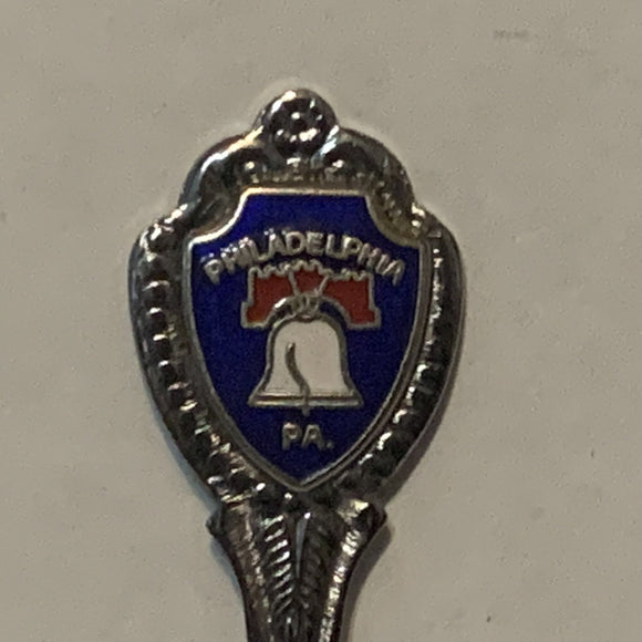 Philadelphia Pennsylvania Liberty Bell collectable Souvenir Spoon PN