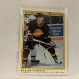 #90 Adrien Plavsic Vancouver Canucks   1991-92 O-Pee-Chee Hockey Card A2U