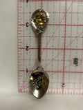 Stettler Alta Alberta Wild Rose Souvenir Spoon