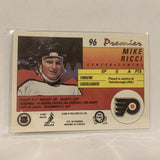 #96 Mike Ricci Philadelphia Flyers   1991-92 O-Pee-Chee Hockey Card A2U