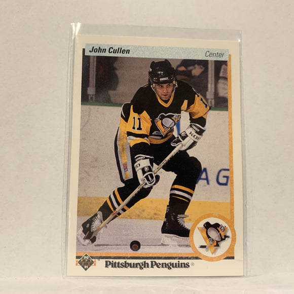 #12 John Cullen Pittsburgh Penguins   1990-91 Upper Deck Hockey Card A2U