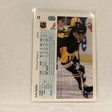 #12 John Cullen Pittsburgh Penguins   1990-91 Upper Deck Hockey Card A2U