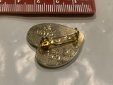 Hearts on a Heart Lapel Hat Pin DF