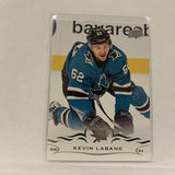 #146 Kevin Labanc San Jose Sharks   2018-19 Upper Deck Hockey Card A2U