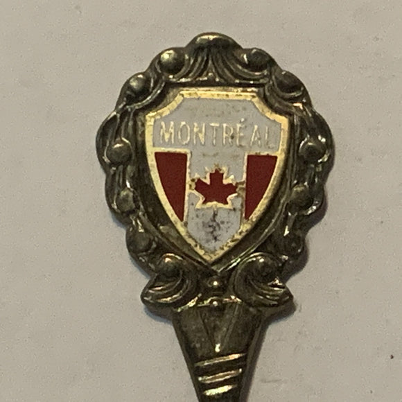 Montreal Canadian Flag collectable Souvenir Spoon PO