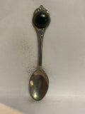 Green Black Rock Souvenir Spoon