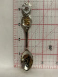 Alberta 75th Wild Rose Flower Souvenir Spoon