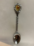 Erskine School Homecoming Alberta Rose Flower Souvenir Spoon