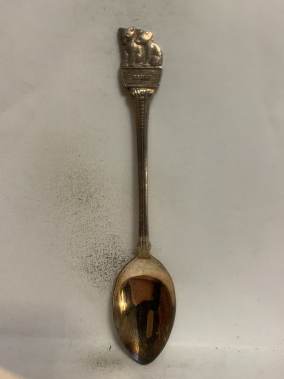 Banff Bear Cubs Alberta Canada Souvenir Spoon