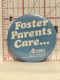 Foster Parents Care Alberta Button Pinback