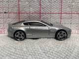 Grey Astoon Martin V8 Vantage Hot Wheels Diecast Car