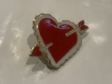 Valentine Heart Arrow Lapel Hat Pin DF