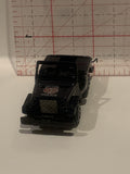 Black Police Jeep Hot Wheels Toy Diecast Car
