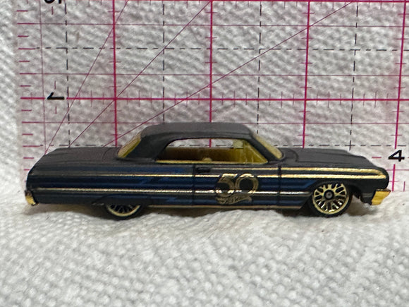 Black 50th 64 Impala 2008 Hot Wheels Diecast Car