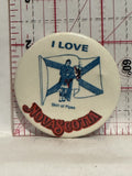 I Love Nova Scotia Skirl of Pipes Button Pinback