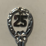 Happy Anniversary 25th collectable Souvenir Spoon PO