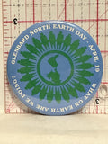 Glenbard North Earth Day April 19 Logo Button Pinback