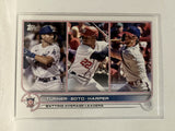 #59 Turner Soto Harper Batting Average Leaders 2022 Topps Series One Baseball Card