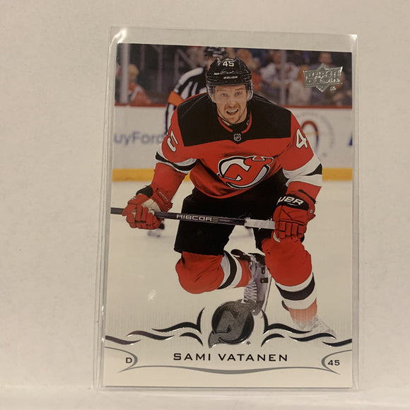 #109 Sami Vatanen New Jersey Devils  Series 1 2018-19 Upper Deck Hockey Card A2V