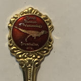 Tyrrell Museum of Palaeontology Drumheller Alberta collectable Souvenir Spoon PO