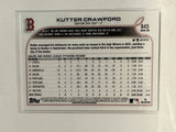 #645 Kutter Crawford Rookie Boston Red Sox 2022 Topps Series Two Baseball Card