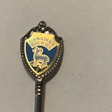 Canadian Rockies Lake Louise Canada Bighorn Sheep collectable Souvenir Spoon PP