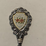 Wildwood Alberta Wild Rose Flower collectable Souvenir Spoon PP