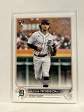 #623 Jacob Robson Rookie Detroit Tigers 2022 Topps Series Two Baseball Card