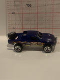 Blue #35 Racer Truck 2003  Hot Wheels Toy Diecast Car