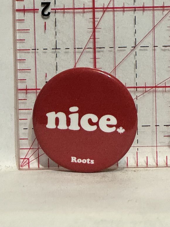 Nice Roots Canada Button Pinback