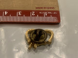 Donkey Horseshoes Lapel Hat Pin DG