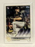 #339 Connor Overton Rookie Pittsburgh Pirates 2022 Topps Series Two Baseball Card