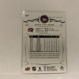 #57 Nick Foligno Columbus Blue Jackets  Series 1 2018-19 Upper Deck Hockey Card A2W