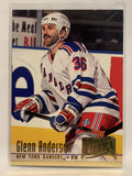 #135 Glenn Anderson New York Rangers 1994-95 Fleer Ultra Hockey Card