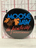 Moose Jaw The Friendly City Saskatchewan Button Pinback
