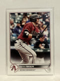 #345 Seth Beer Rookie Arizona Diamondbacks 2022 Topps Series Two Baseball Card